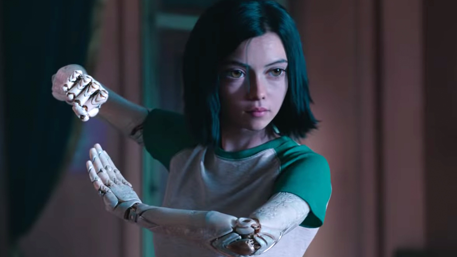 See Cyborg Kick Ass To Eerie Linkin Park Cover In Alita Battle Angel