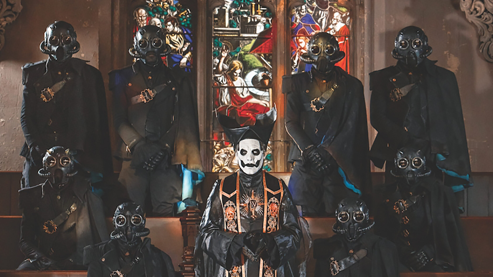 The Ghost band  Ghost papa, Ghost papa emeritus, Ghost album