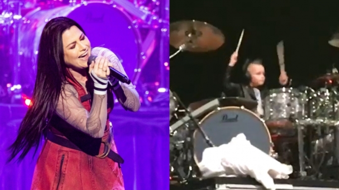 Evanescence amy lee 8 year old drummer split 