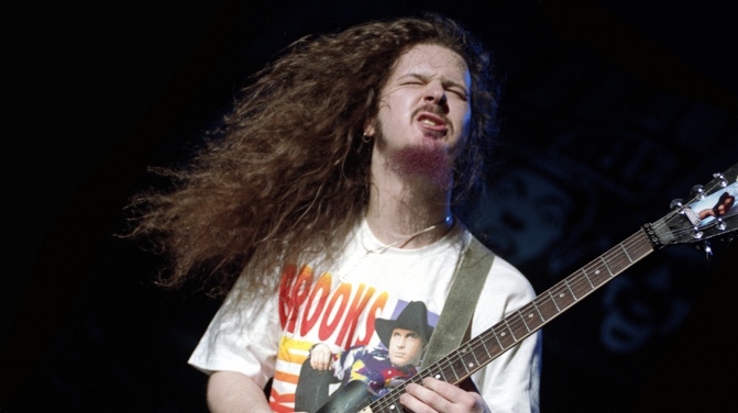 dimebag darrell GETTY 1991 live, Tim Mosenfelder/Getty Images