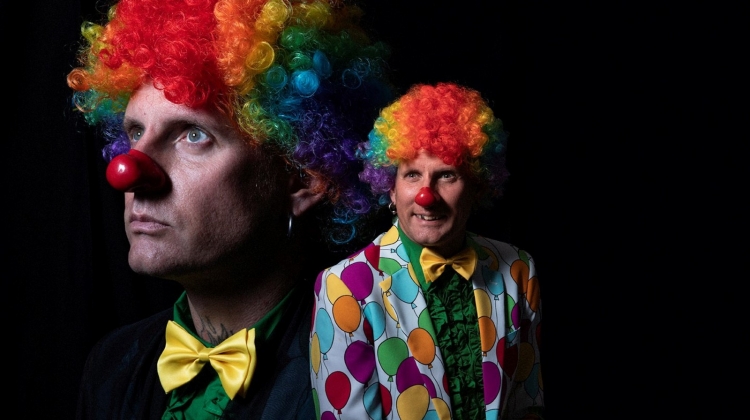 Brann Dailor Clown Photo Cropped for Lead Image, Jimmy Hubbard