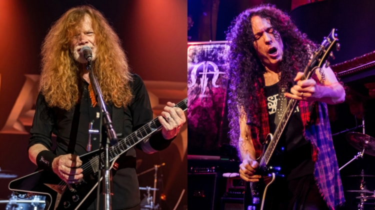 Megadeth Dave Mustaine Marty Friedman split 1600x900, Miikka Skaffari/FilmMagic