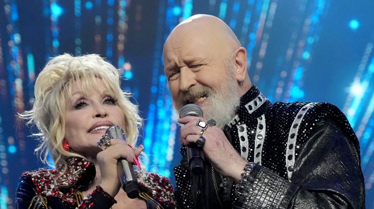 rob halford dolly parton rock hall GETTY 2022, Kevin Mazur/Getty Images for The Rock and Roll Hall of Fame
