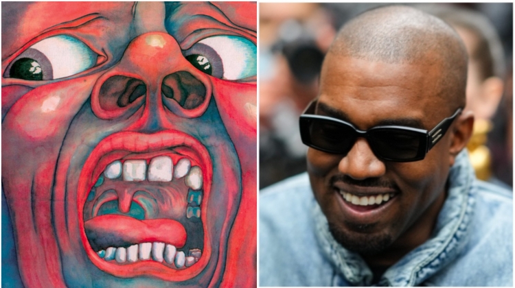 Kanye King Crimson split image 