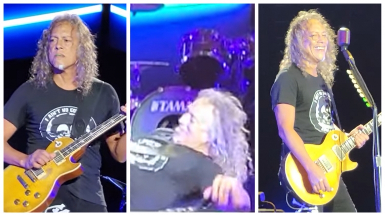 Kirk Hammett Metallica nothing else matters flub 2022 screen 