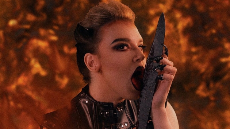 See Lzzy Hale Get Bloody in GWAR's NSFW New "The Cutter" Video