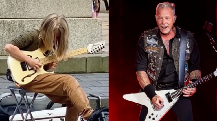 Metallica kid shreds master of puppets split 