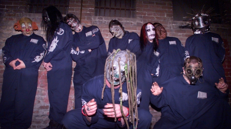 Slipknot circa 2000 full band getty, Gina Ferazzi/Los Angeles Times via Getty Images