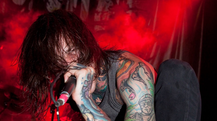 suicide silence 2009 GETTY mitch lucker, Marc Broussely/Redferns