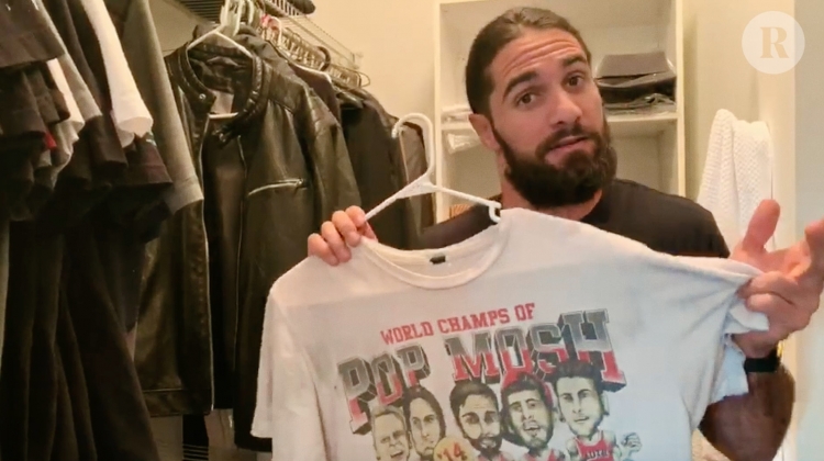 WWE Superstar Seth Rollins Shows Off "The Best Shirt Ever" 