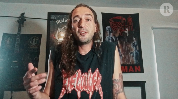 Necrot's Luca Indrio Shows Off "The Best Shirt Ever"