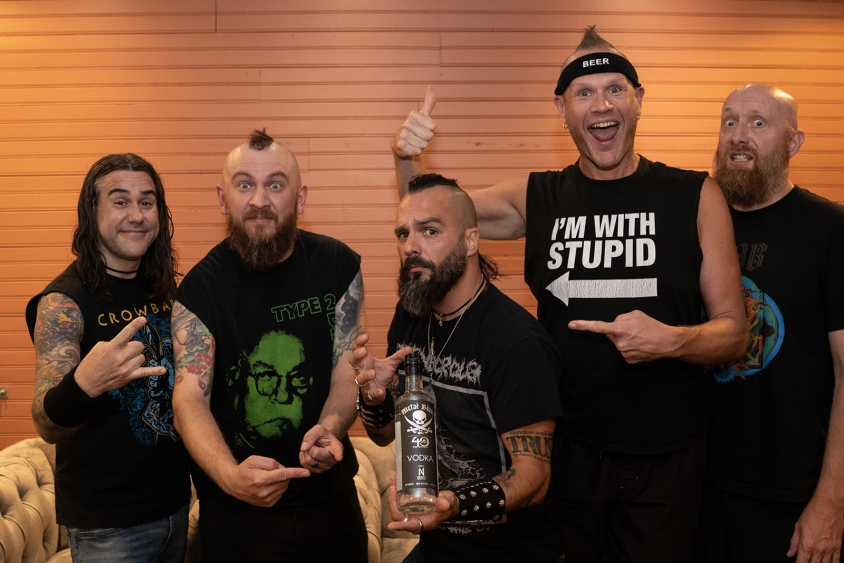 Killswitch Engage with Metal Blade vodka