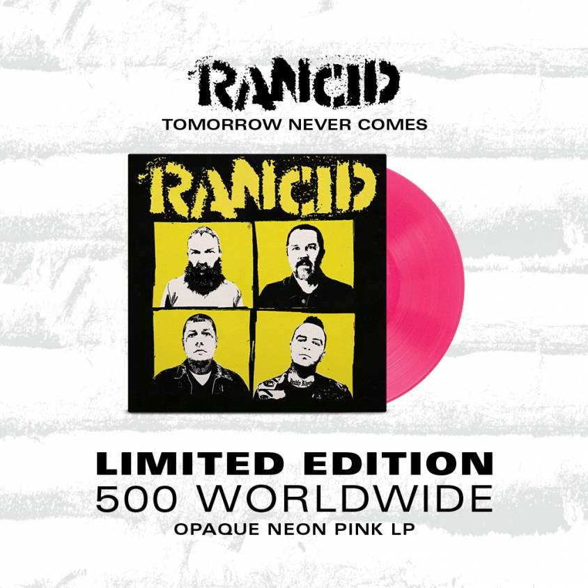 Rancid Tomorrow never comes vinyl admat 