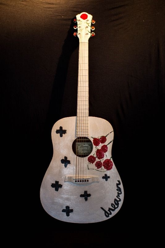 Chelsea Wolfe autographed guitar