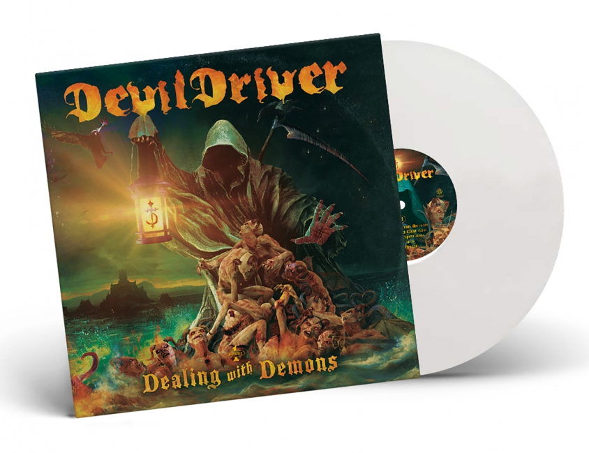devildriver white vinyl dealing with demons I