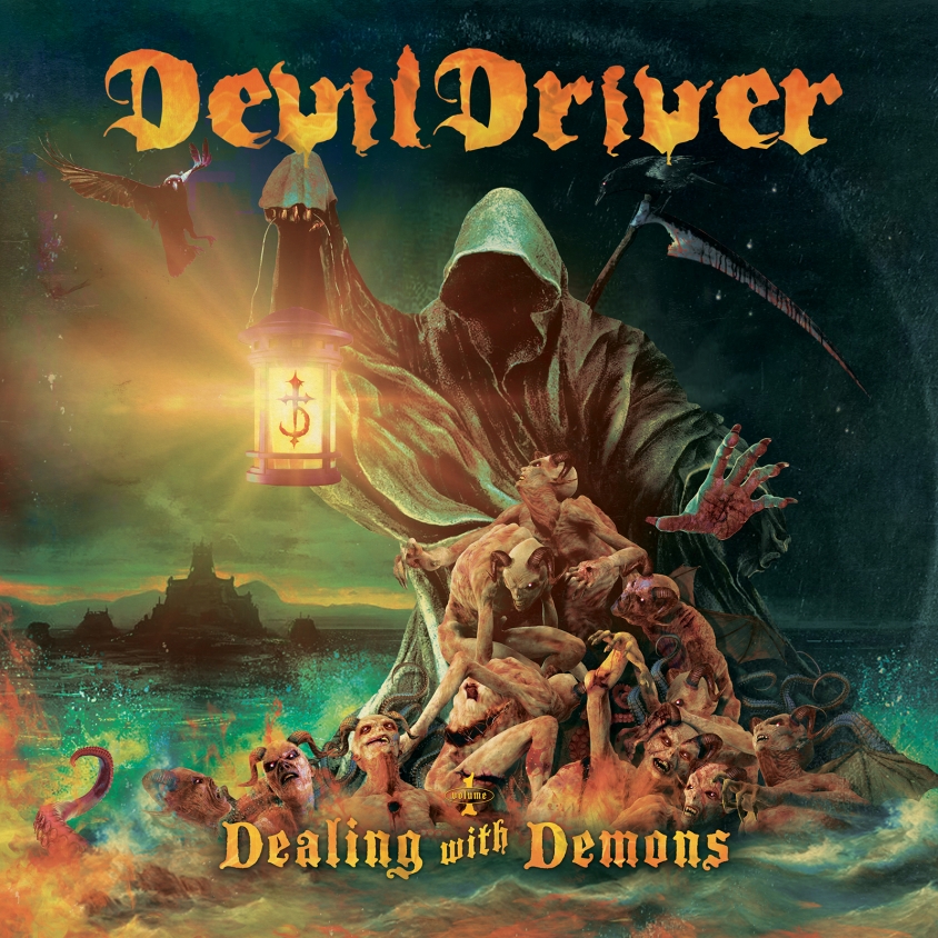 devildriver dealing with demons I album cover
