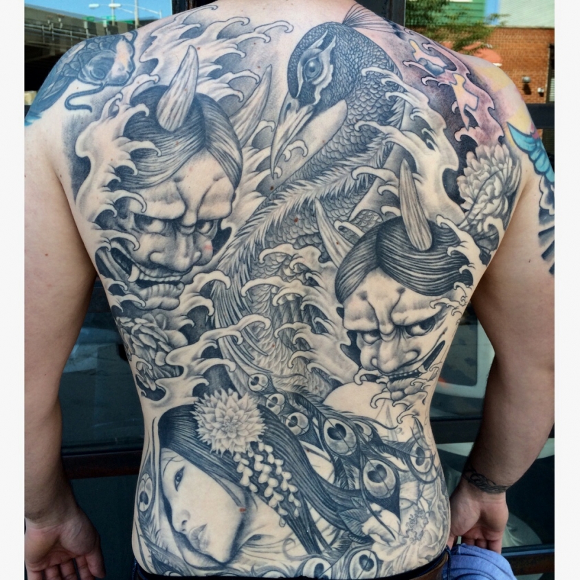 back piece tattoo josh lord, Josh Lord