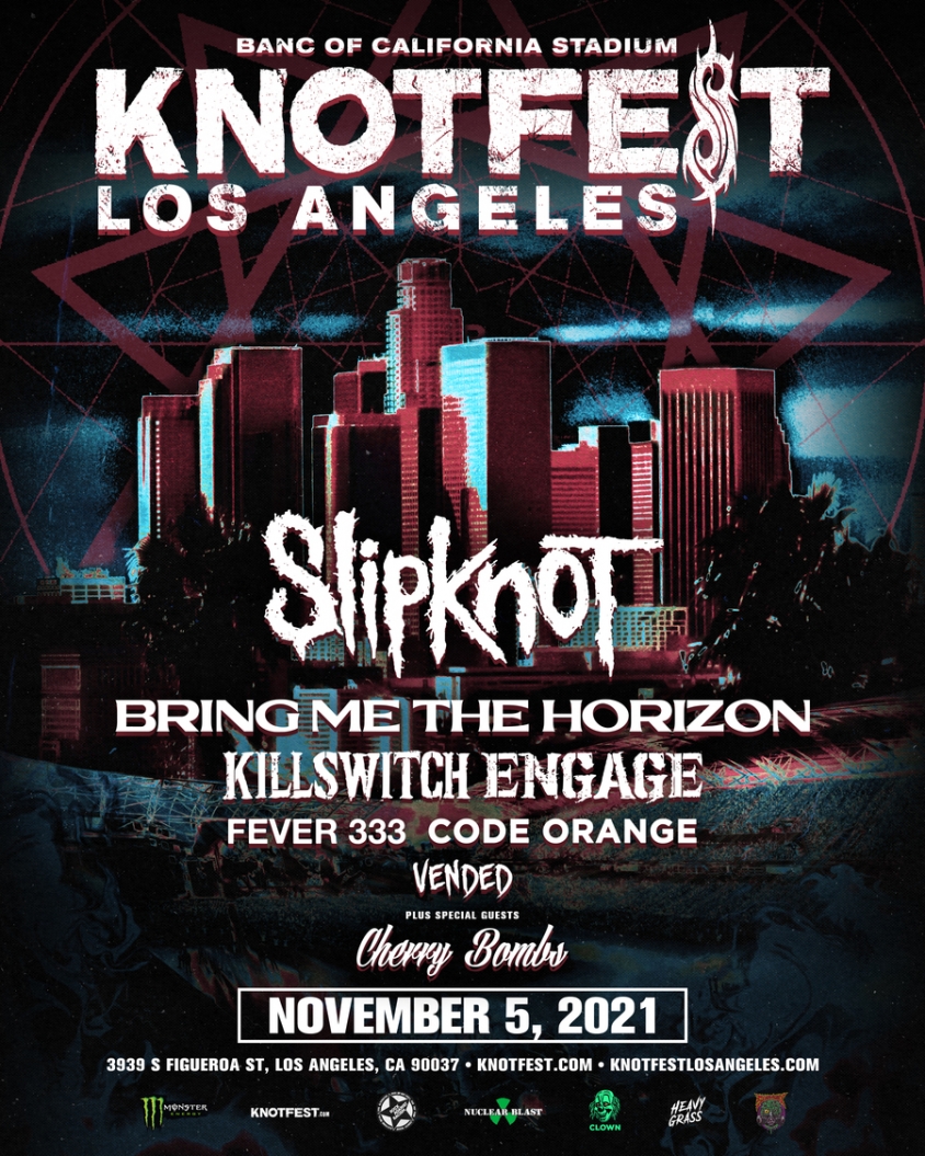 Knotfest L.A. poster
