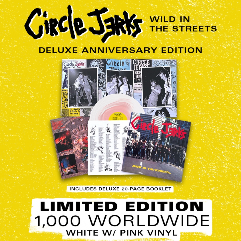 Circle Jerks Wild in the Streets vinyl admat 