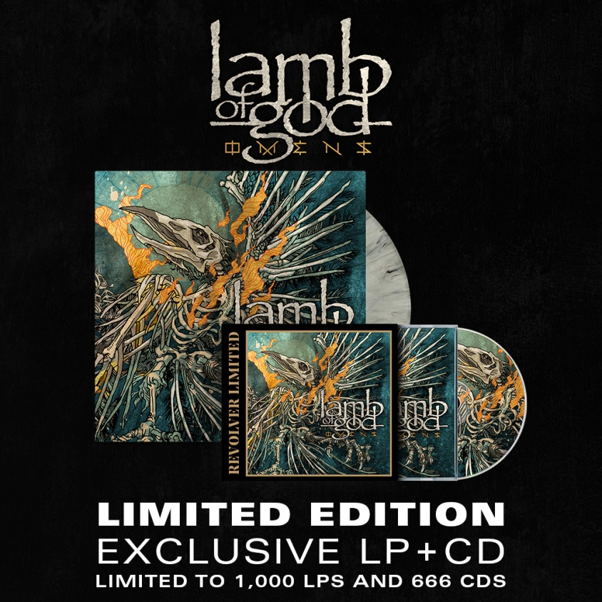 lamb of god omens vinyl CD admat