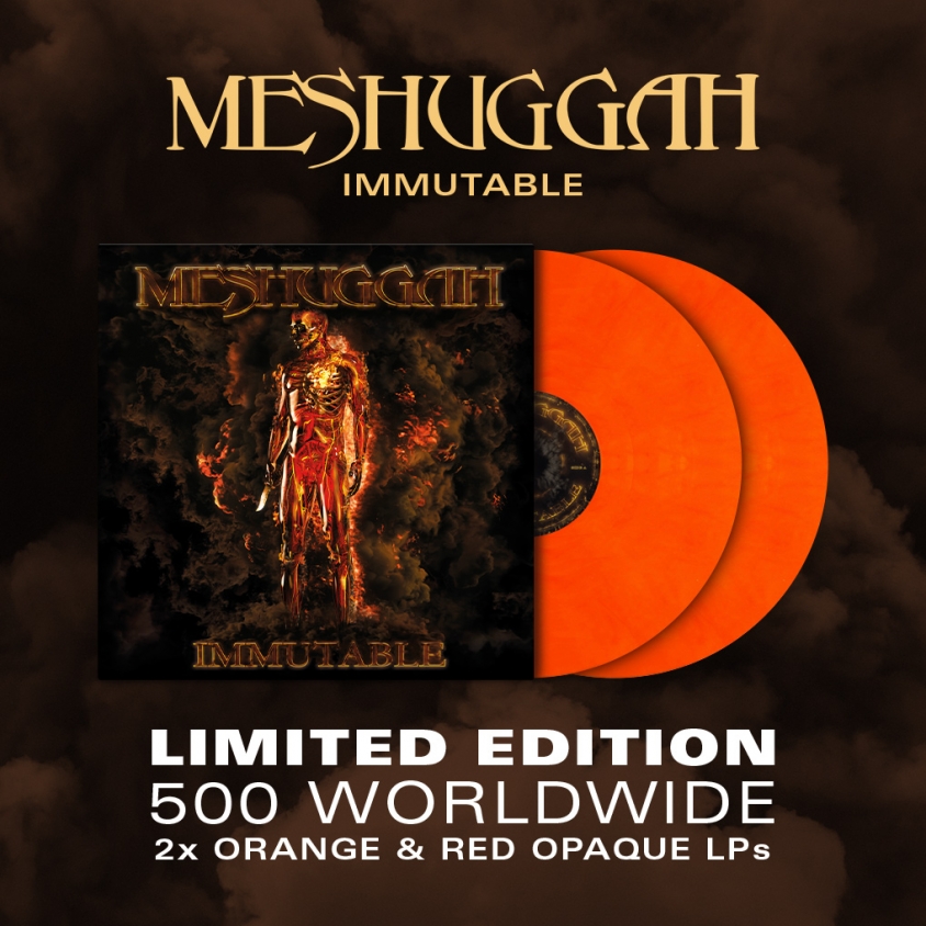 meshuggah orange red vinyl admat