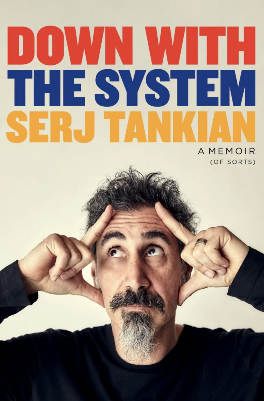 serj tankian memoir book cover 2023