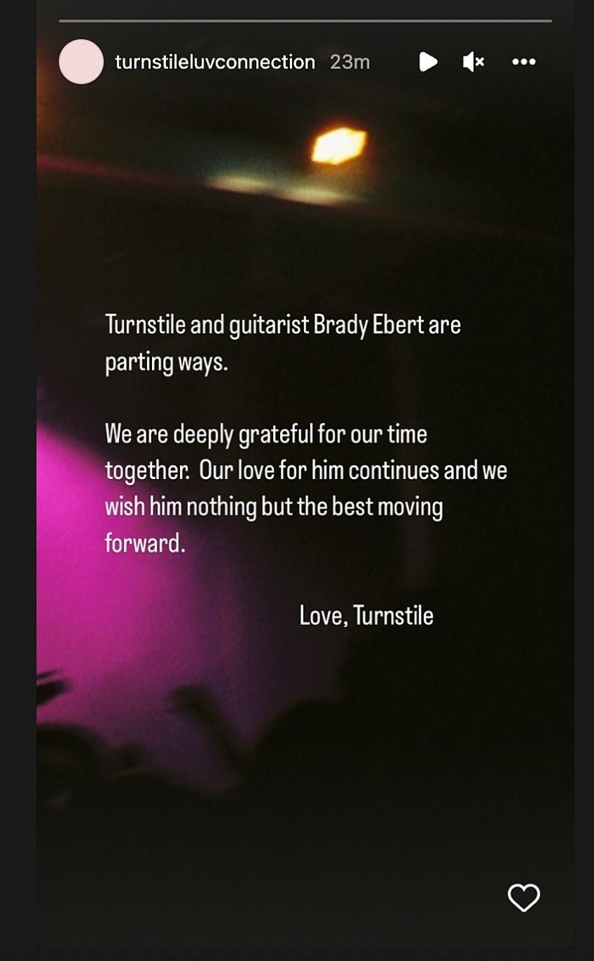 Turnstile brady departure announcement screen 