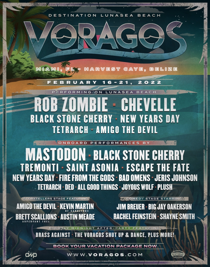 Voragos 2022 Metal Festival Lineup flier 