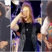 Metallica James Hetfield Queen Black Sabbath Toni Iommi split image 